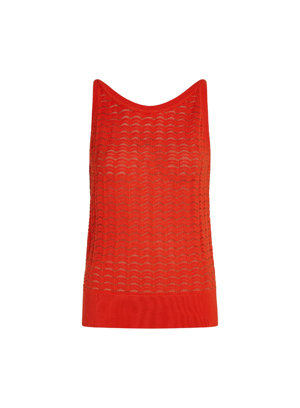 Hazel Top Onde in Spicy Orange from King Louie