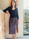 Rosalind Skirt in Black Rainbow Star Explosion from Sugarhill
