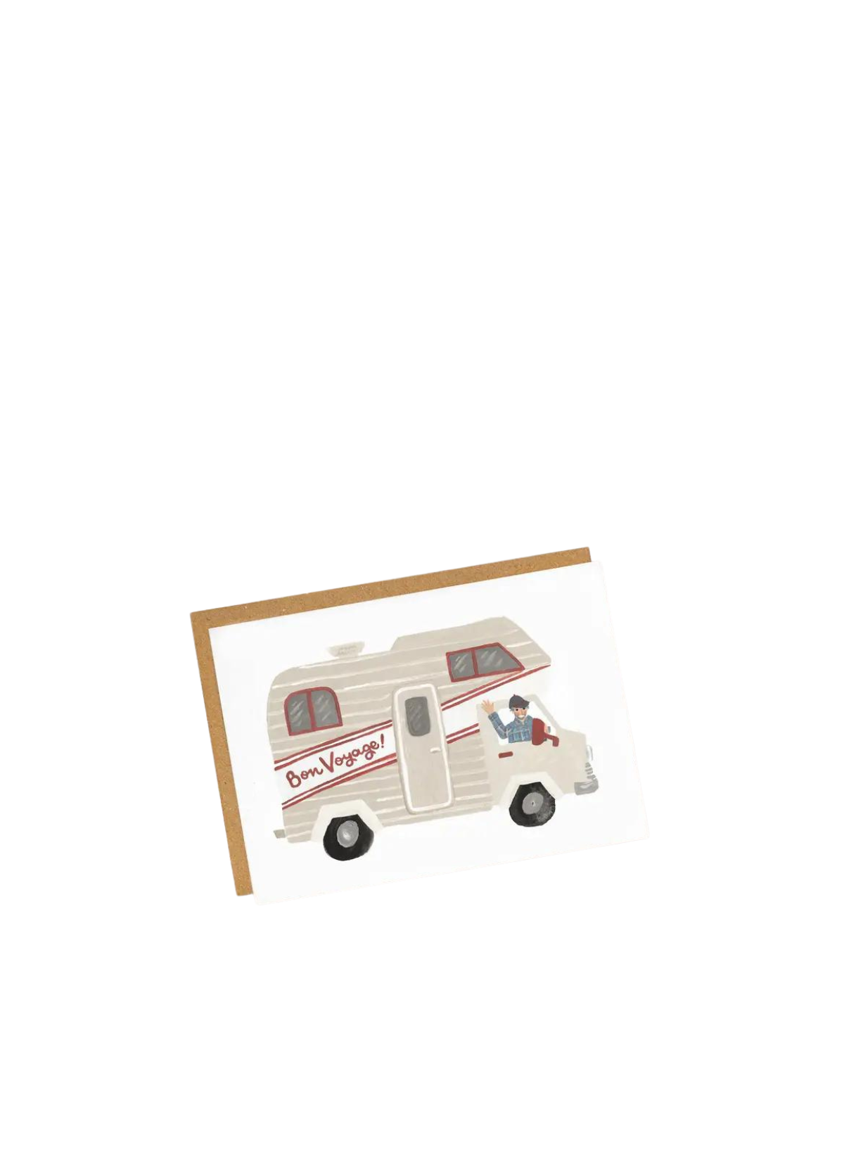 Bon Voyage Camper Van Leaving Card from Jade Fisher