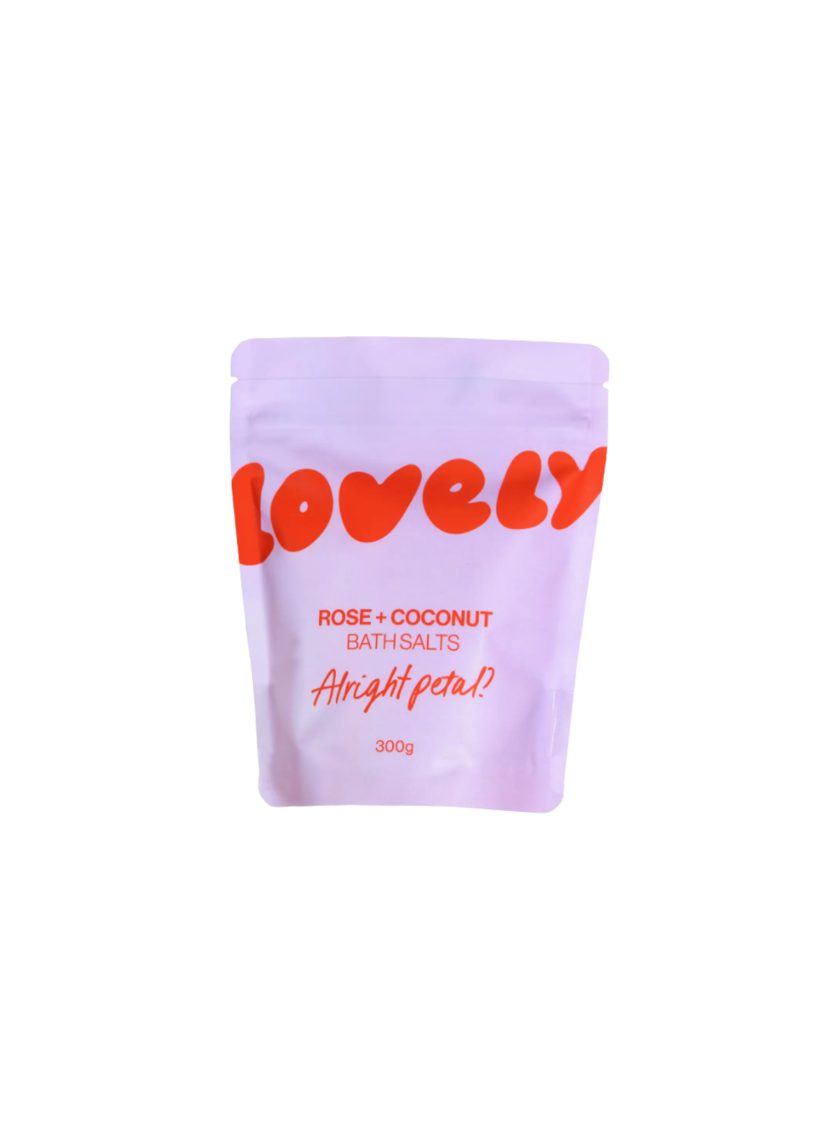 Lovely Skincare Rose and Coconut Bath Salts