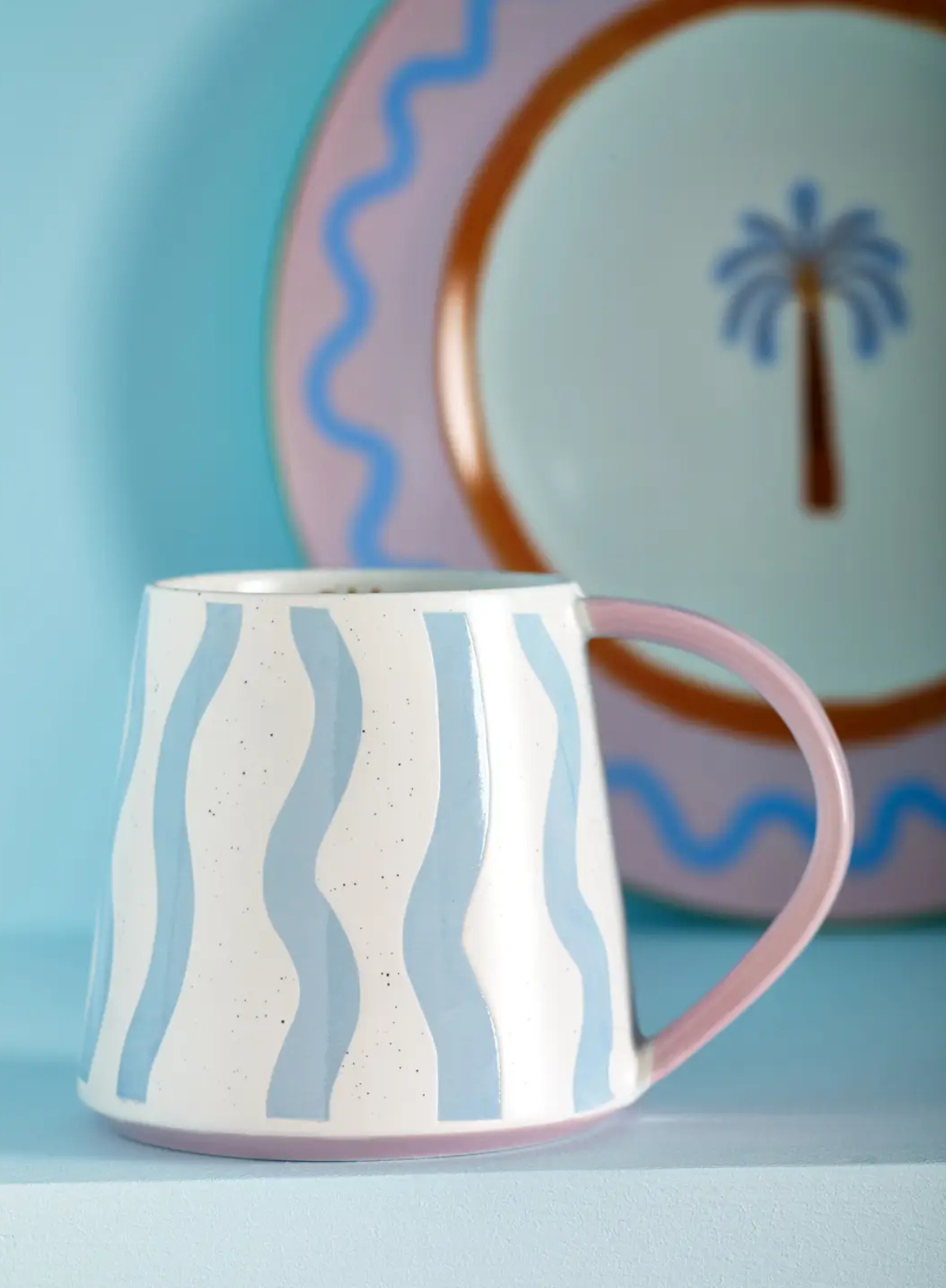 Blue Wave Mug from Eleanor Bowmer
