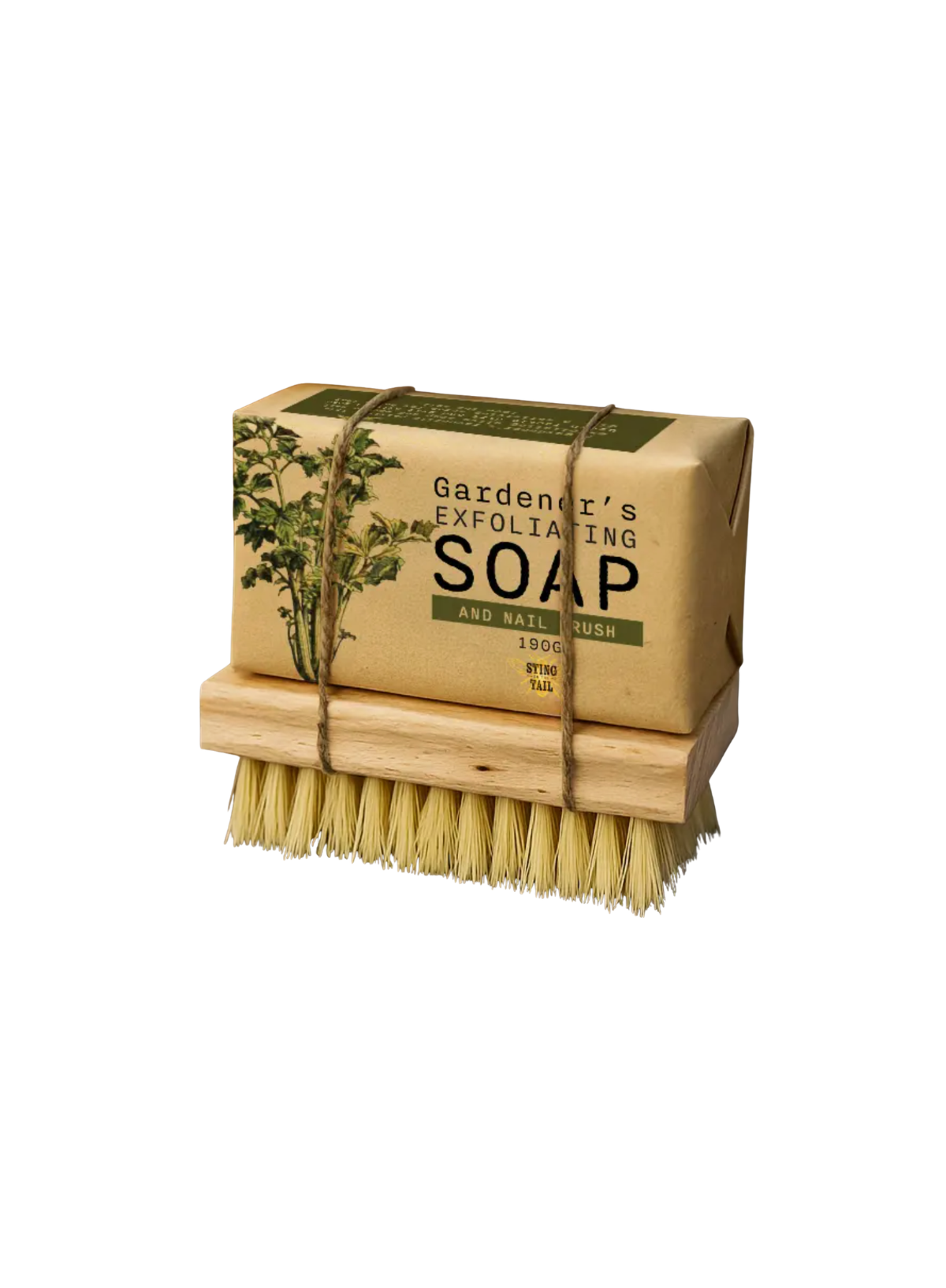 Sting in the Tail Gardener's Collection, Olive Soap & Nail Brush