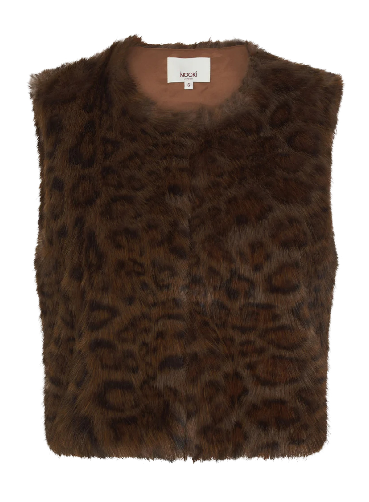 Nooki Edelweiss Chocolate Leopard Gilet