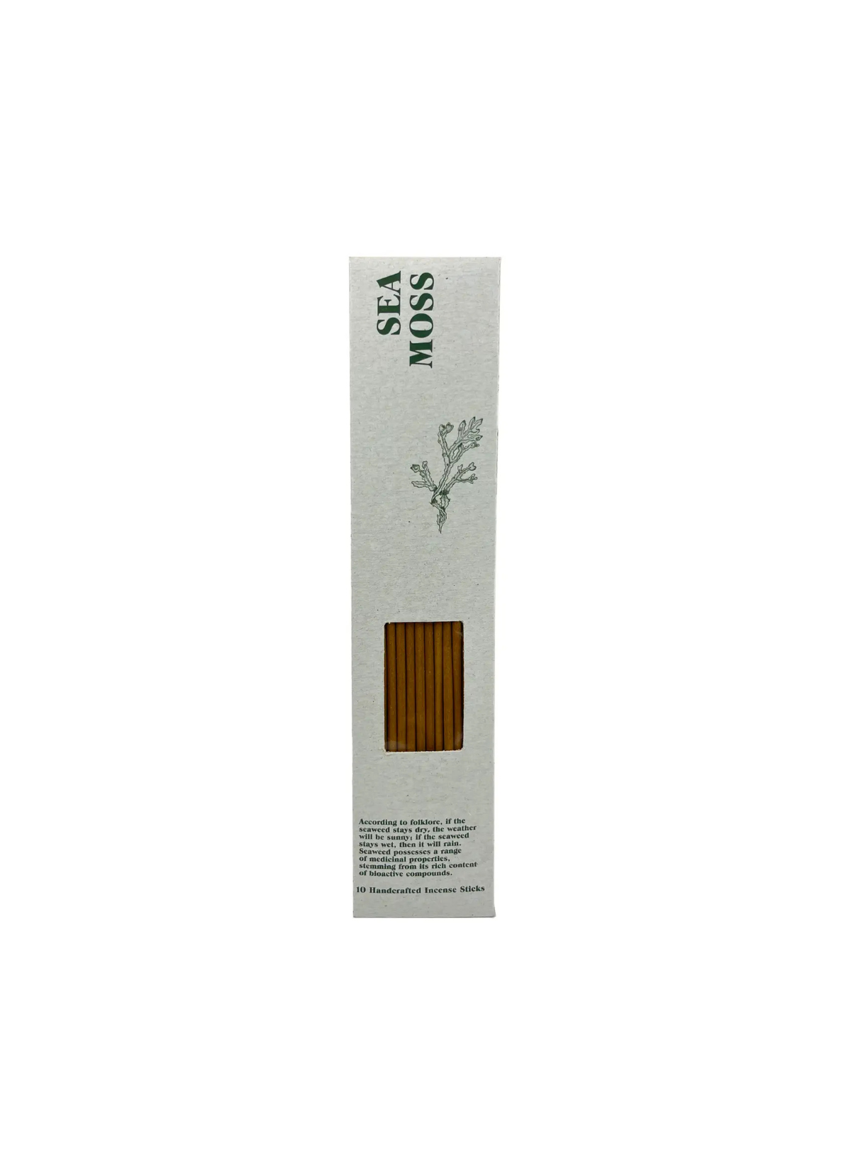 Heaven Scent Green Botanical Pack of 10 Incense Sticks in Sea Moss