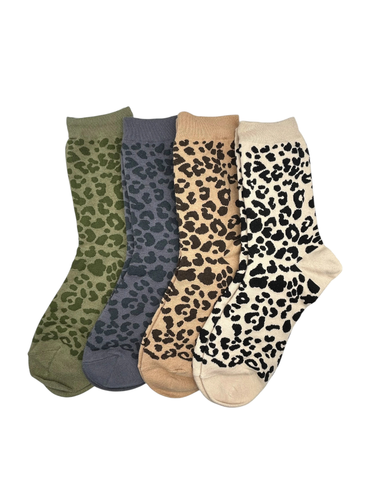 Leopard Single Socks in Sand from Sixton