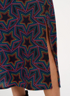 Rosalind Skirt in Black Rainbow Star Explosion from Sugarhill