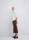 Coquette Puff Sleeve Shirt in White from Yerse