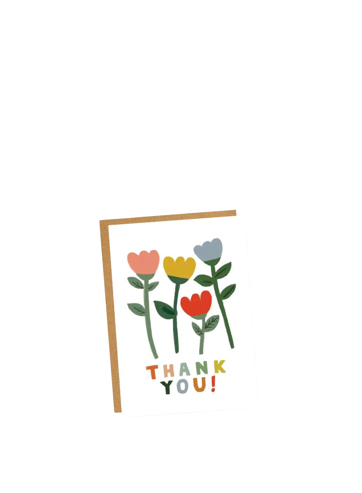 Bright Folk Tulips Thank You Card from Jade Fisher