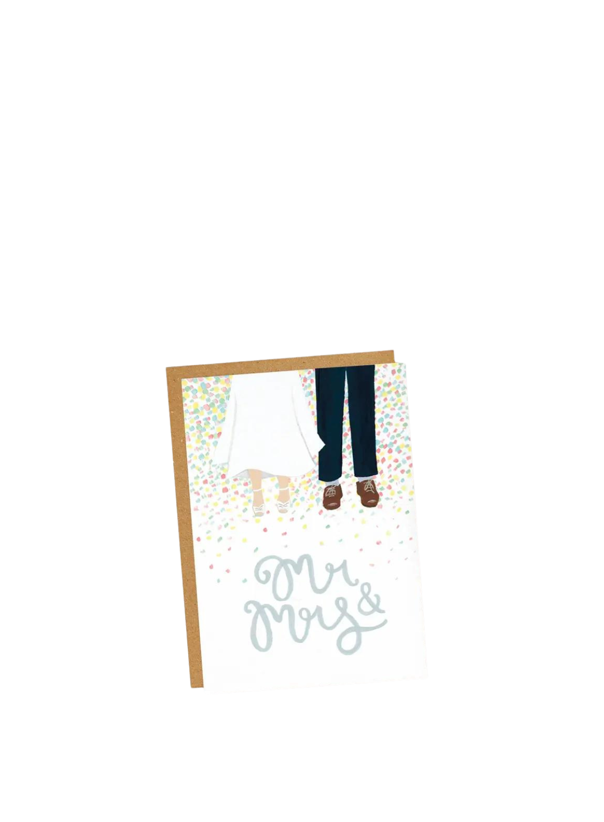 Confetti 'Mr & Mrs' Bride & Groom Card from Jade Fisher