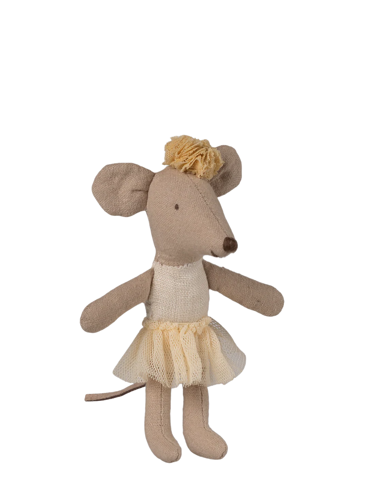 Maileg Ballerina Mouse Little Sister in Off White