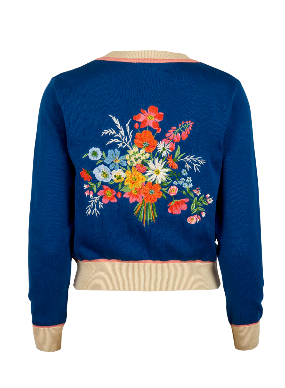 Palava Vera Cardigan in Blue Posies