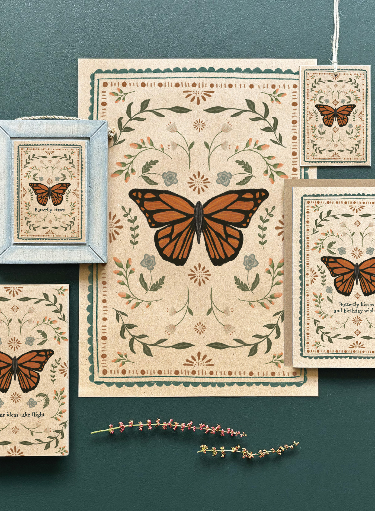 East of India Insect picture Butterfly kisses