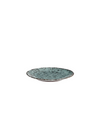Petrol/Black Stoneware Cake Plate from Madam Stoltz