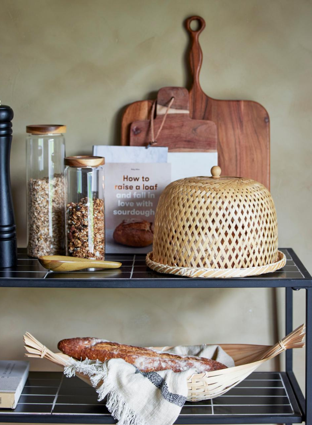 Masami Brown Stoneware Spoon from Bloomingville