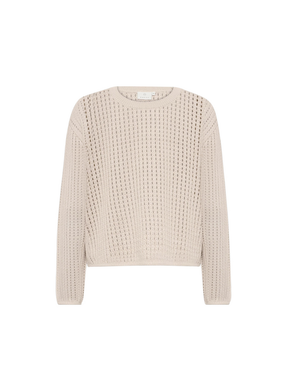 Solar Pullover in Feather Gray from Kaffe