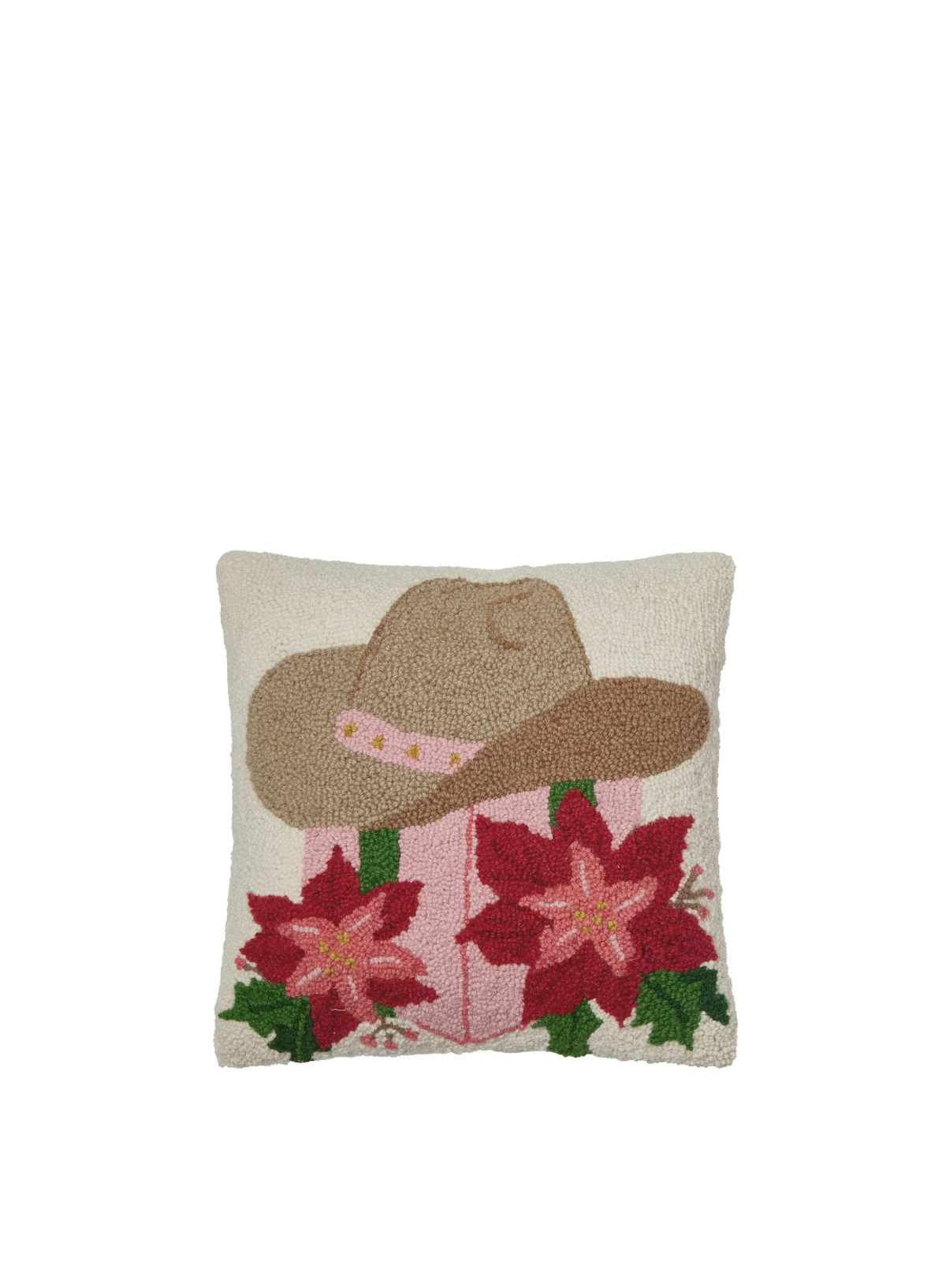 Pink Western Hat Hook Cushion from Peking Handicraft