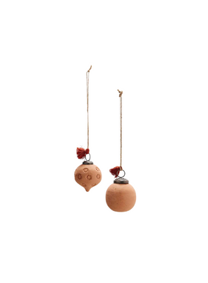 Hanging Terracotta Ornaments from Madam Stoltz