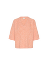 Emilie V-neck Pullover in Peach Nectar from Kaffe