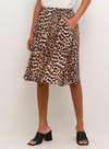Amber Short Skirt in Classic Leopard from Kaffe