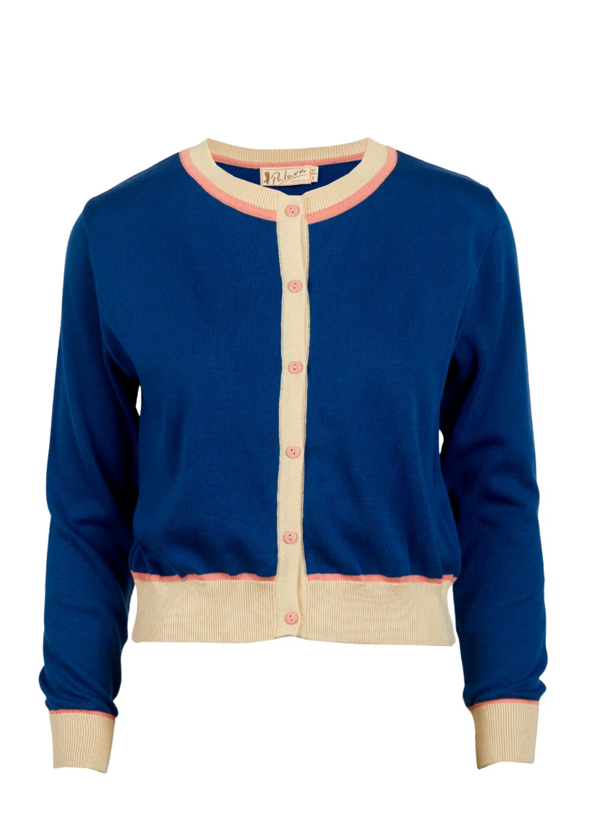 Palava Vera Cardigan in Blue Posies
