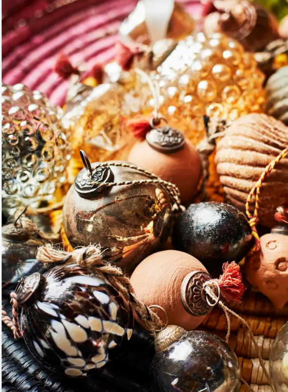 Hanging Terracotta Ornaments from Madam Stoltz