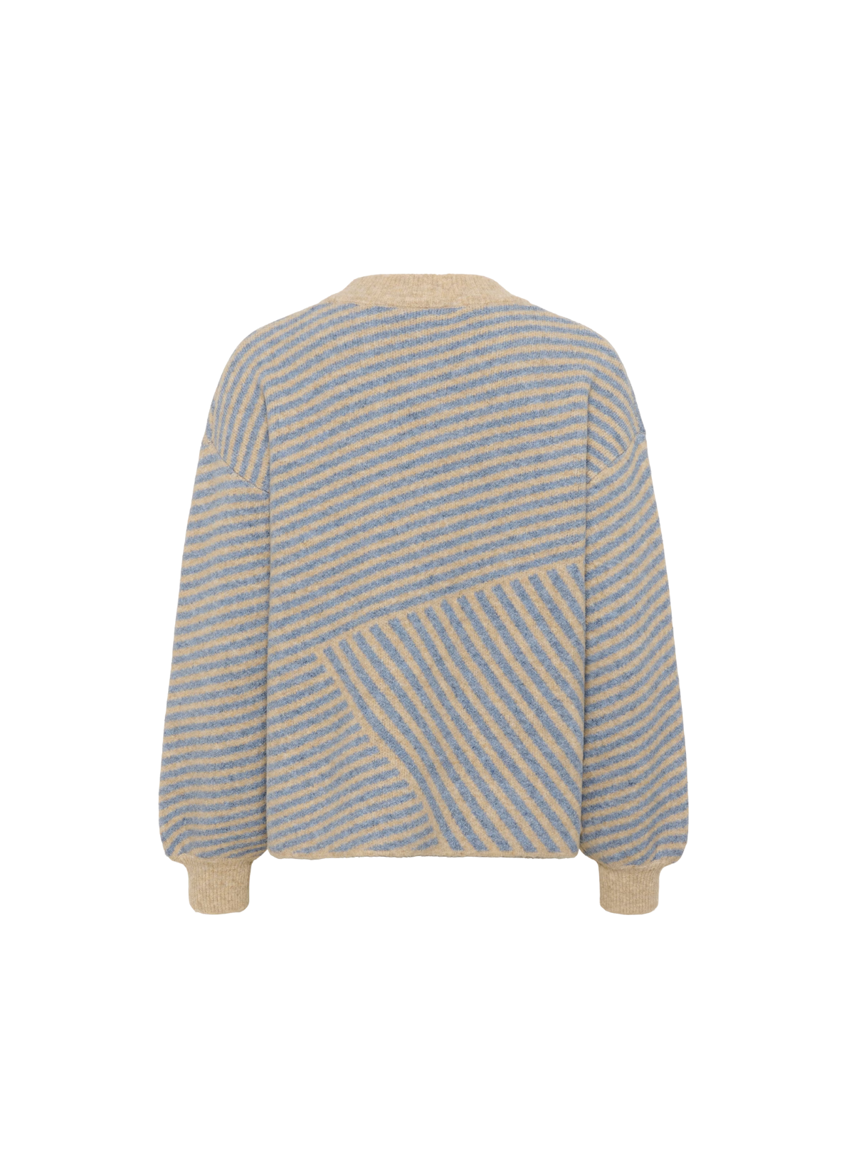 Verana Knit Pullover in Windward Blue/ F.Grey Melange from Kaffe