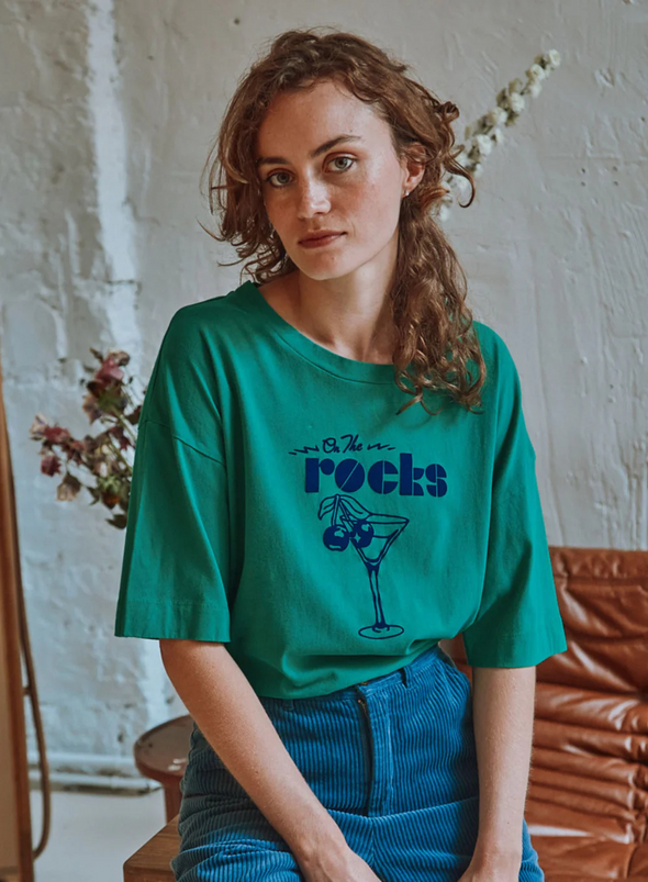 T- Shirt Rock in Green from Emile & Ida