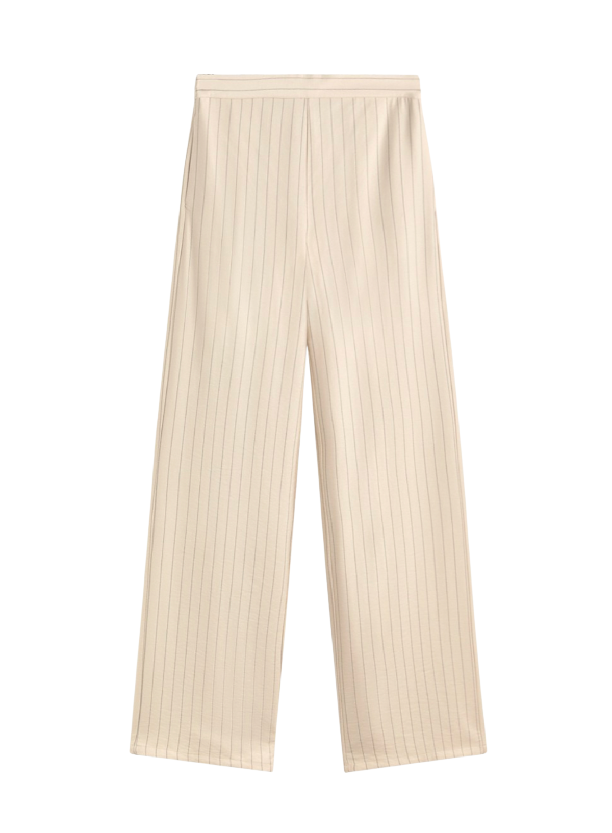 Yerse Wide Leg Trousers with Stripe