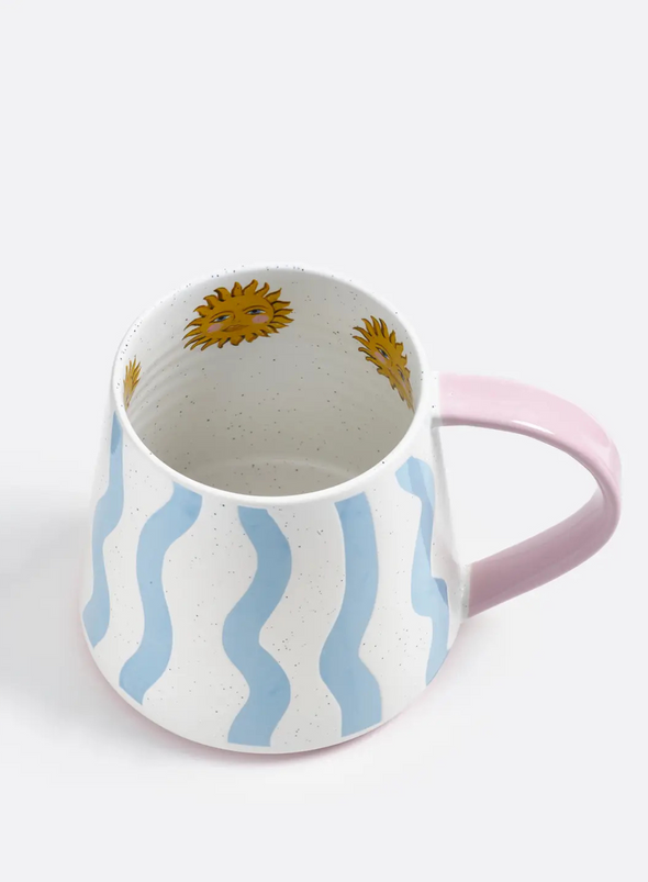 Blue Wave Mug from Eleanor Bowmer