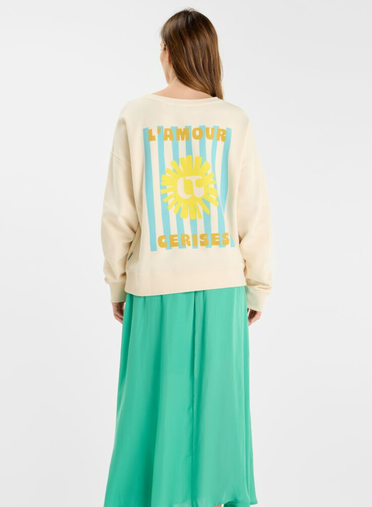 Le Temps des Cerises Sweatshirt in Craie