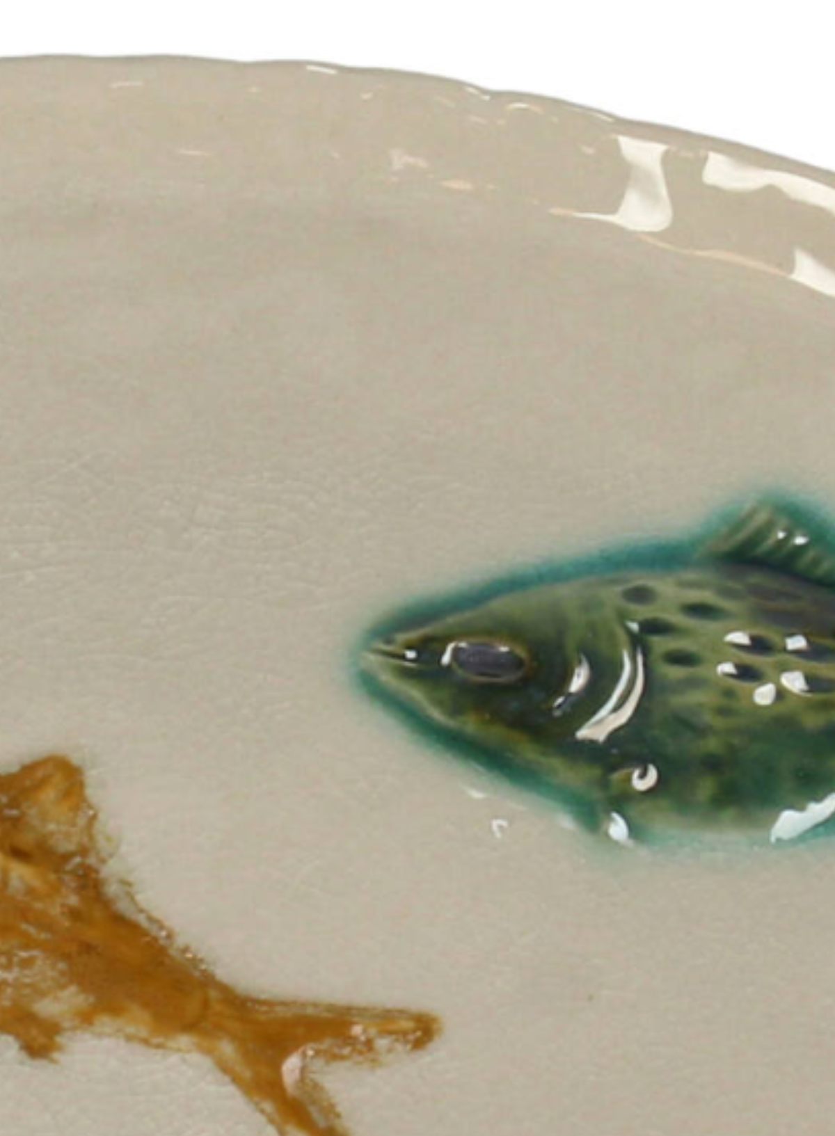 Kersten Fish Plate in Brown 24.5cm