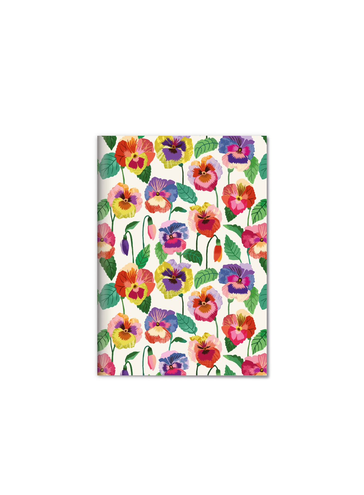 Brie Harrison Pansies A5 Notebook