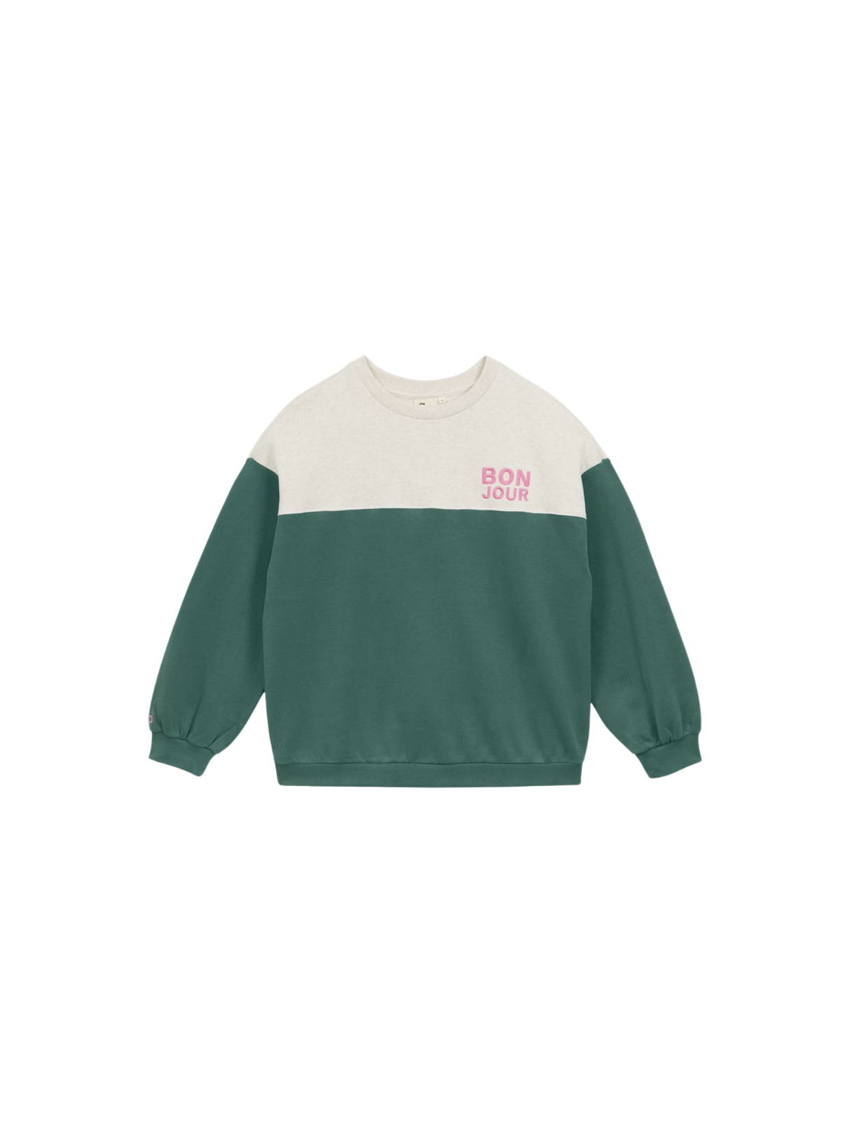 a.p Bicolour Sweat in Green