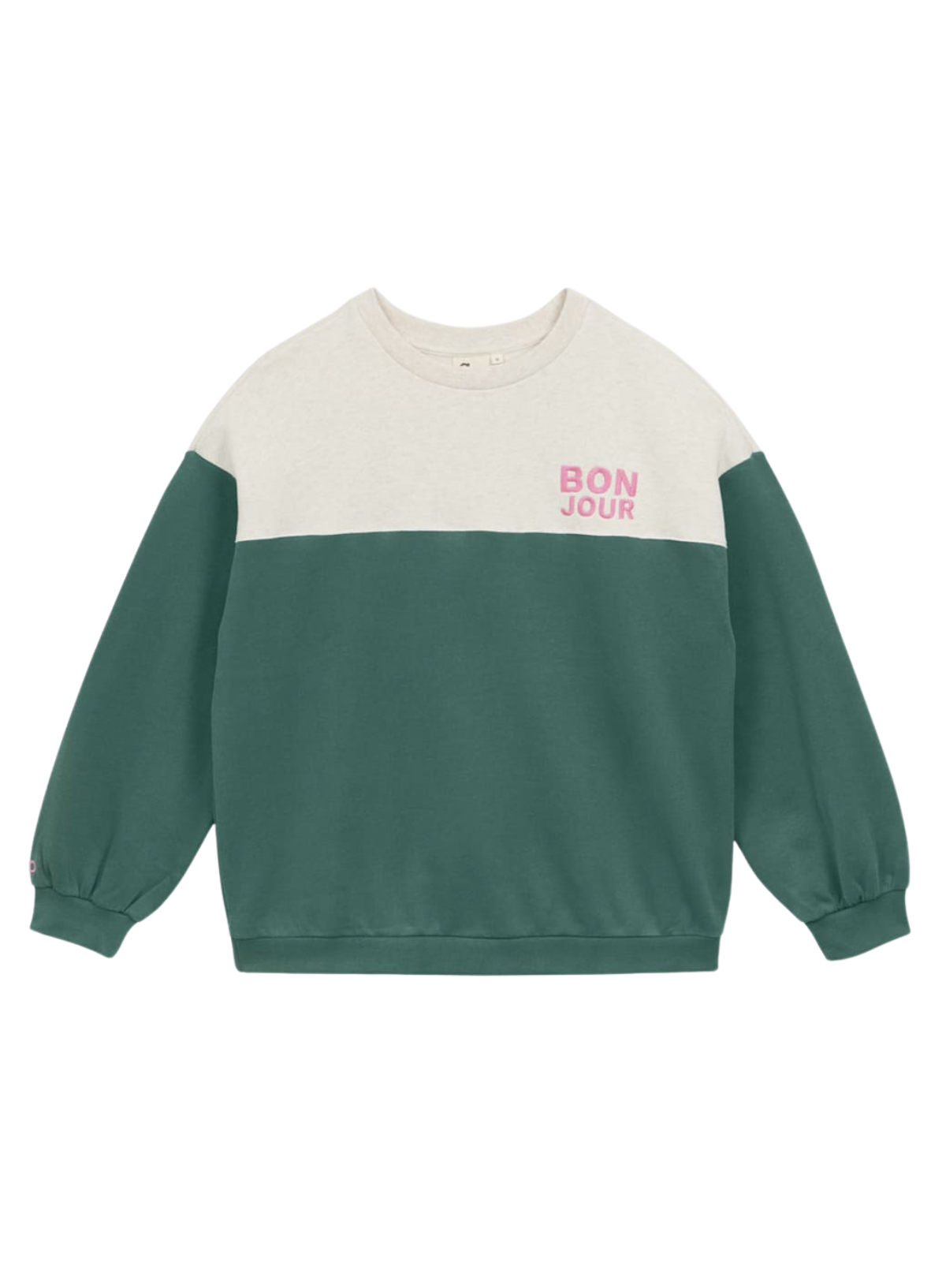 a.p Bicolour Sweat in Green
