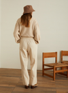 Solange Trousers in Ecru from Yerse