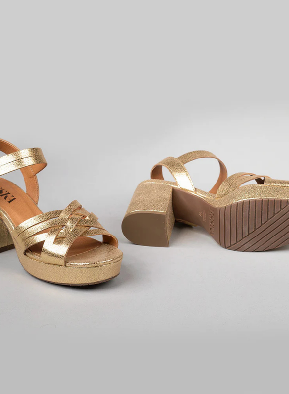 Carlota Heels in Gold from Esska