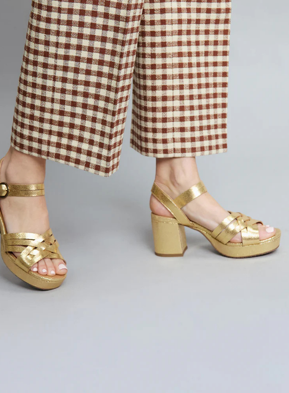 Carlota Heels in Gold from Esska