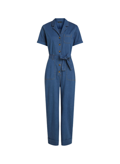 Gracie Jumpsuit Chambray in Denim Blue from King Louie