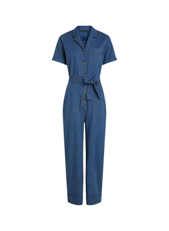 Gracie Jumpsuit Chambray in Denim Blue from King Louie