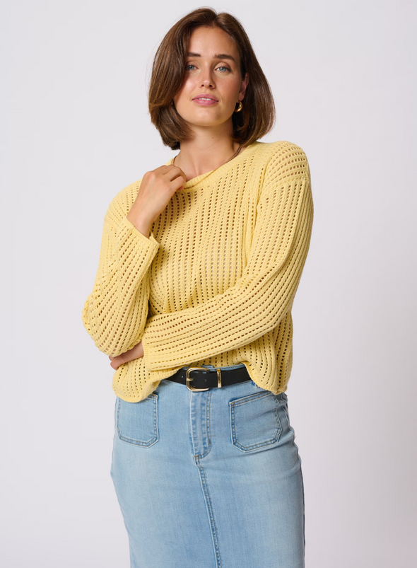 Solar Pullover in Straw from Kaffe