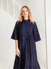 Koko Broderie Dress in Navy from Bonté