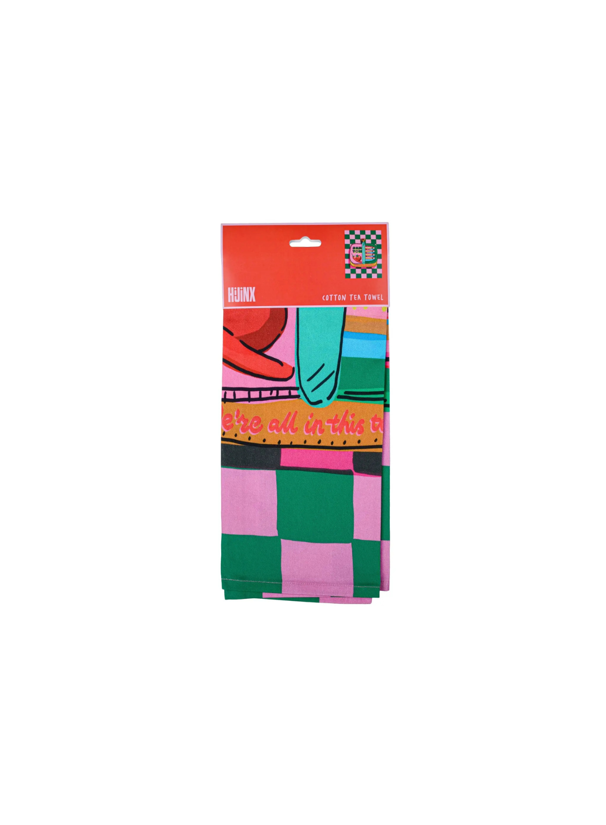 Designworks Ink Hijinx Cotton Tea Towel - Sardines