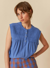 Sleeveless Top in Cobalt Blue from Indi & Cold