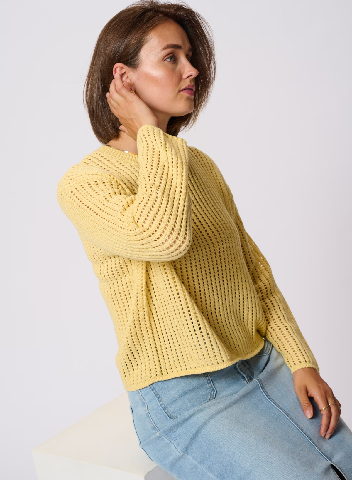 Solar Pullover in Straw from Kaffe