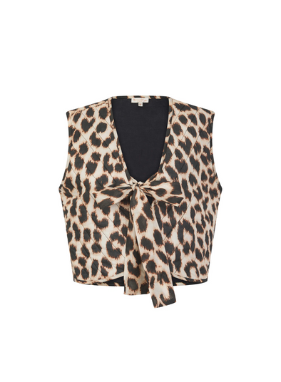 Leopard Padded Gilet from Nooki