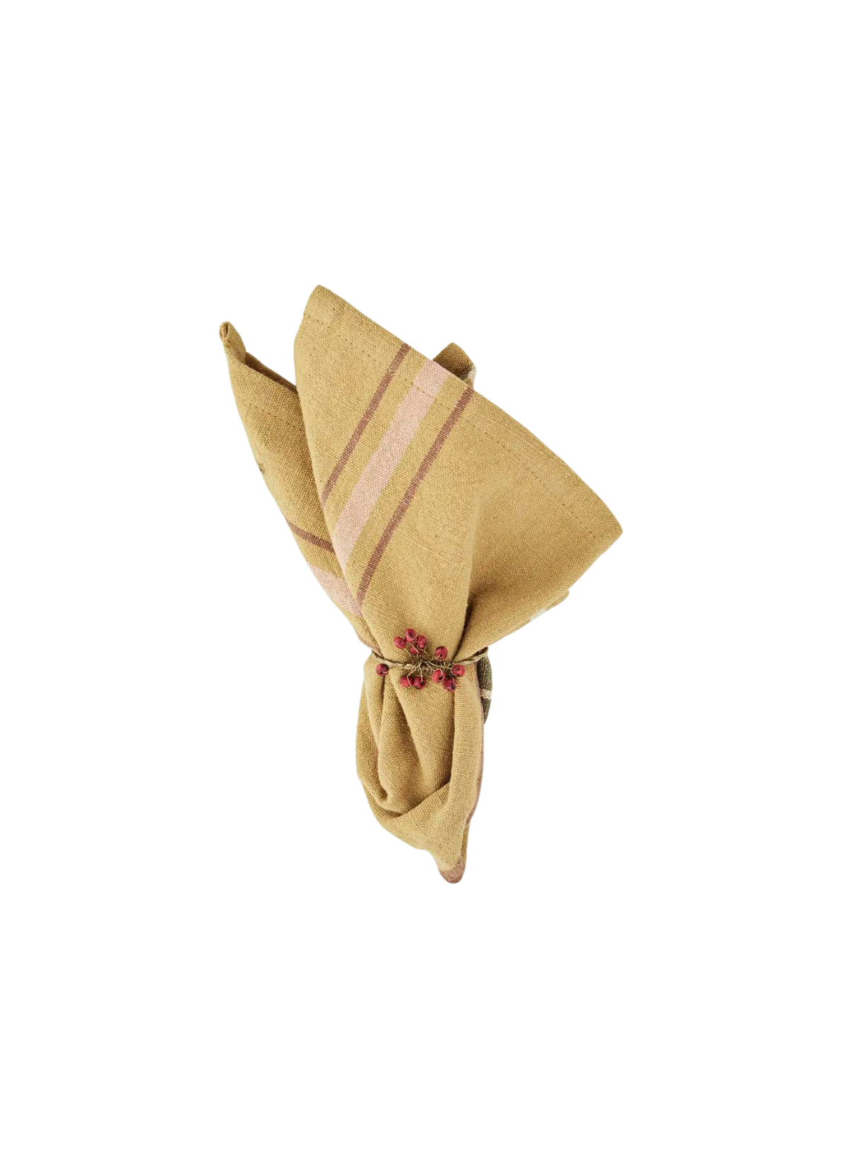 Ruby Iron Napkin Ring With Beads from Madam Stoltz