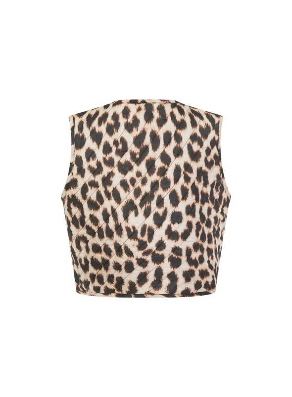 Leopard Padded Gilet from Nooki
