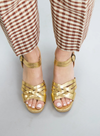 Carlota Heels in Gold from Esska
