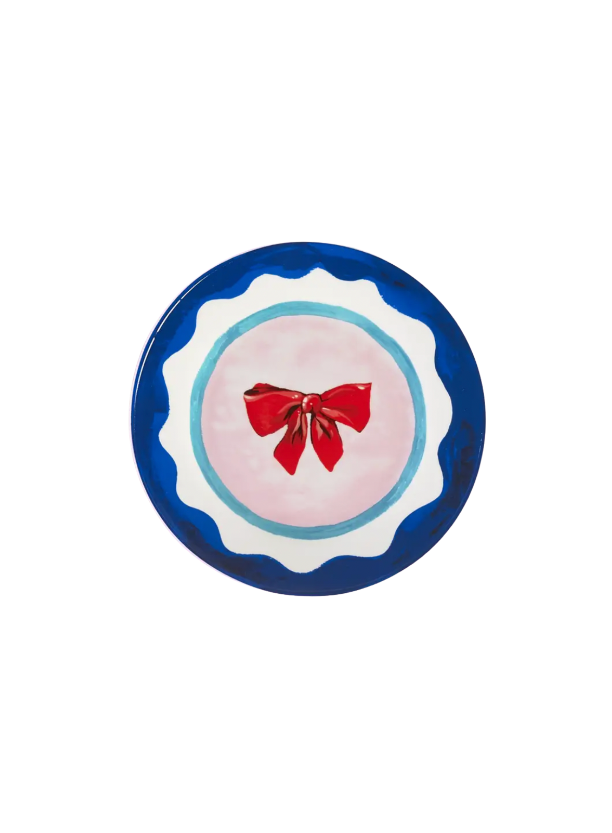 Eleanor Bowmer Bow Cake Plate in Blue