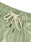 Mimizan Swim Shorts in Patterned Kaki from Faguo